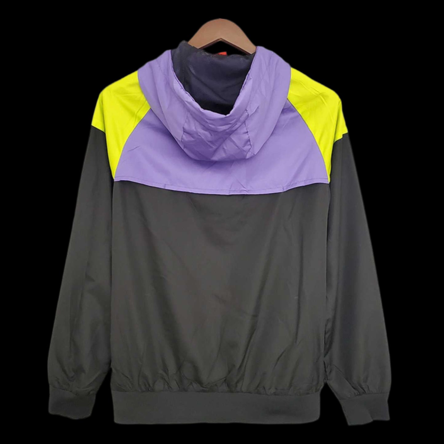 Brazil 2021 Black and Purple Windbreaker
