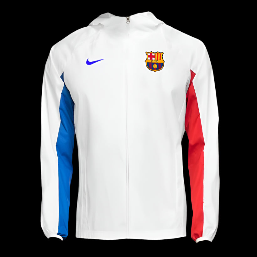Barcelona 23/24 White Windbreaker